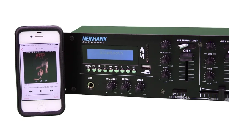 NewHank 7 Line inputs, 3 Mic, USB/SD/BlueTooth Player