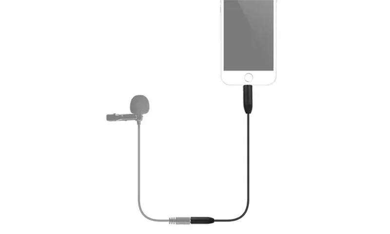 Saramonic 3.5mm TRS (Female) Microphone Adapter Cable to TRRS (Male)