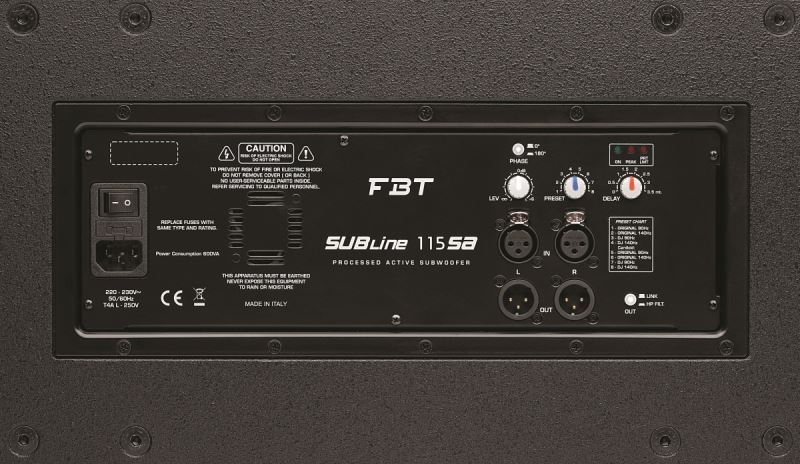 FBT JM2000 Active PA Package 3200w RMS 2x JMaxx 112A 2x Subline 115SA + Poles + Covers