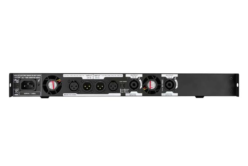 Studiomaster HX2-700 - 2x 595W 1U Power Amplifier