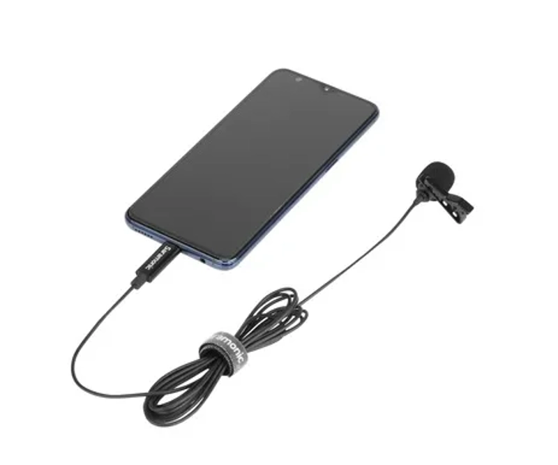 Saramonic 2M Lavalier Microphone with USB Type-C devices