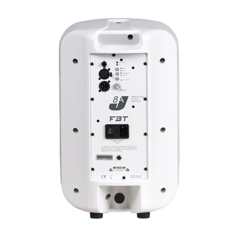FBT J8A W 2-way Active speaker - 8" + 1" - 200Wrms+50Wrms. White RAL9016