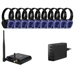 Silent Disco 10 way kit including Bluetooth transmitter and charger