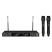 Q-Audio UHF Dual Channel Diversity Handheld Wireless System, 19" Rack Mountable