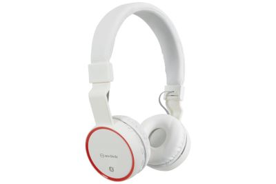 AV:Link 100.551 PBH10 Wht Bluetooth Headphones Wireless Music SD Card Noise Cancelling