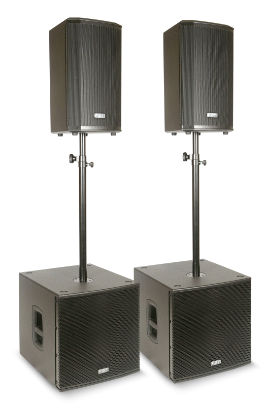 FBT VN3000 Active Stereo PA System Package 3200w RMS Ventis 110A Subline 115SA