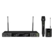 Q-Audio QWM 1970 HH BP UHF Dual Channel Handheld/Beltpack Wireless System, 19" Rack Mountable