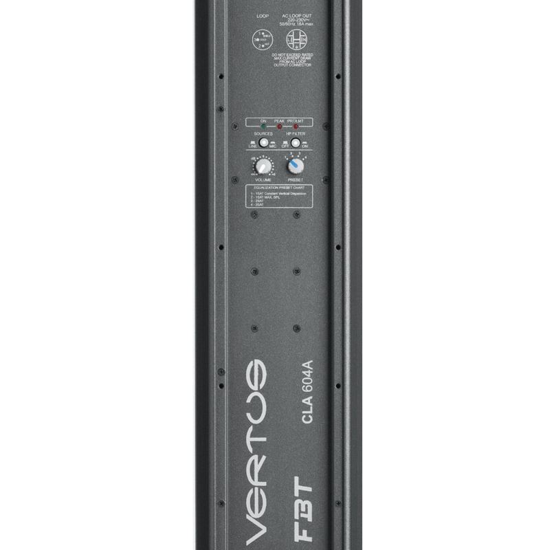 FBT Vertus Large PA System CLA 118SA CLA 406A Twin Stack 4200w Line Array Band